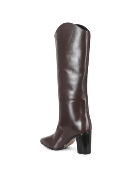 Botine Schutz din piele maro