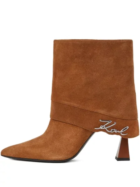Боти до глезена Karl Lagerfeld кафяво