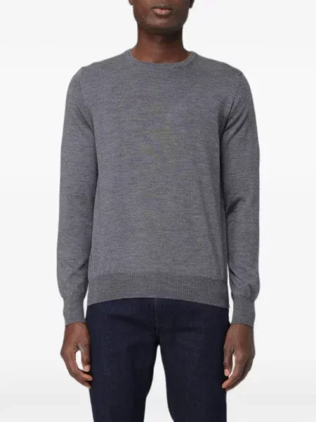 Sweter Xc wełniany szary