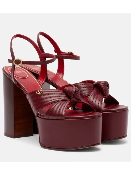 Sandale Valentino Garavani din piele cu platformă
