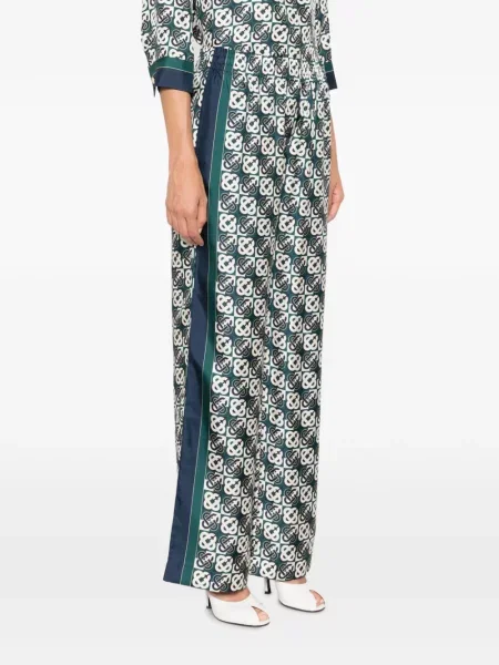 Pantaloni Casablanca cu imagine verde
