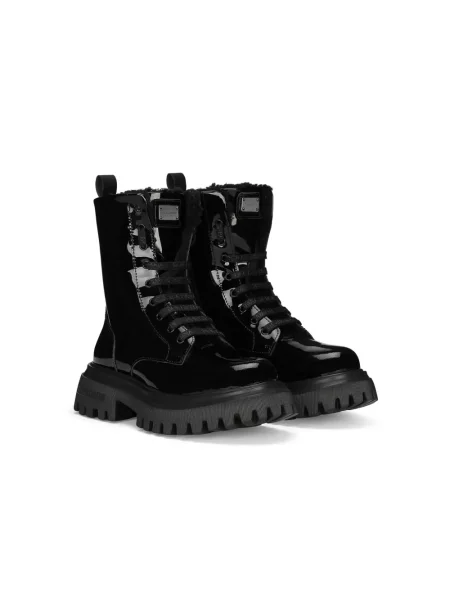 Buty do kostki dziecięce Dolce And Gabbana czarne
