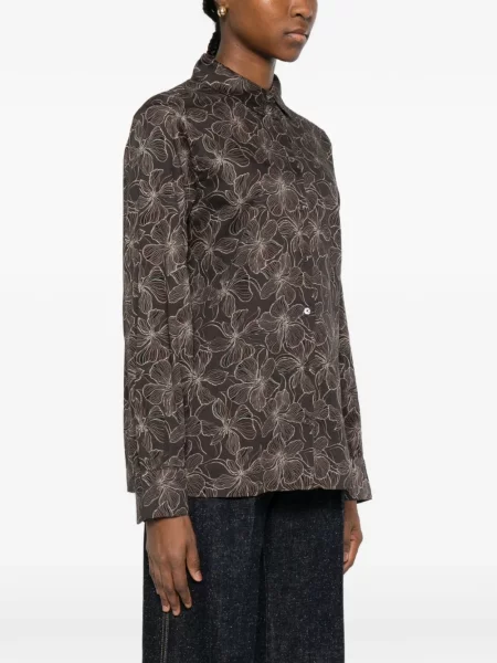 Cămașă Marc O'polo cu model floral gri