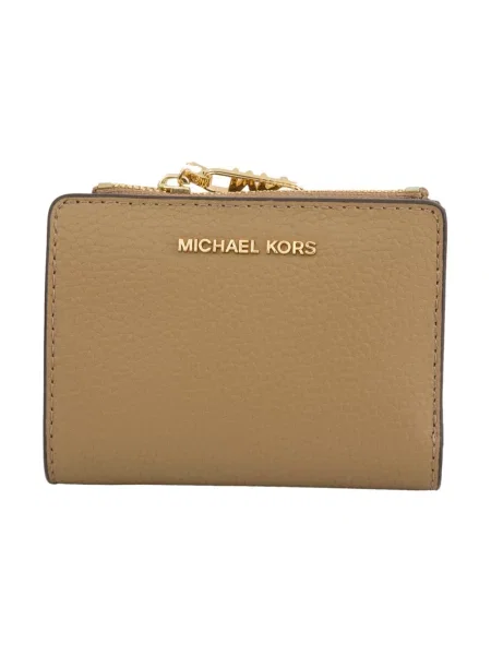 Portfel Michael Kors skórzany beżowy