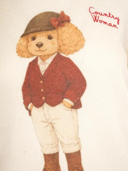 Pulover Mc2 Saint Barth cu broderie