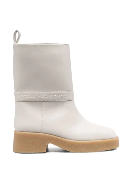 Botine Stella Mccartney cu bretele gri