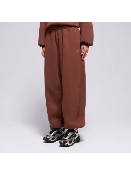 Jordan Spodnie W J Brk Flc Jgr Pant Bb brązowe