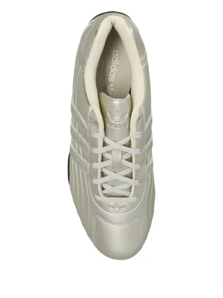 Маратонки Adidas с връзки с дантела сребристо