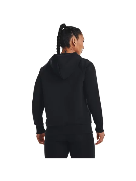 Mikina Under Armour Rival Fleece Hoodie černá/bílá černá