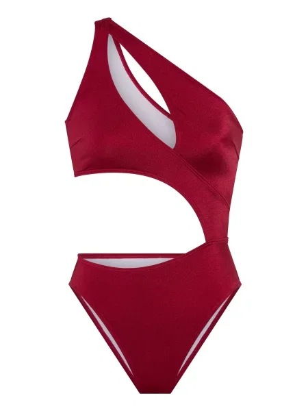 LSCN by LASCANA Costum de baie întreg roşu închis