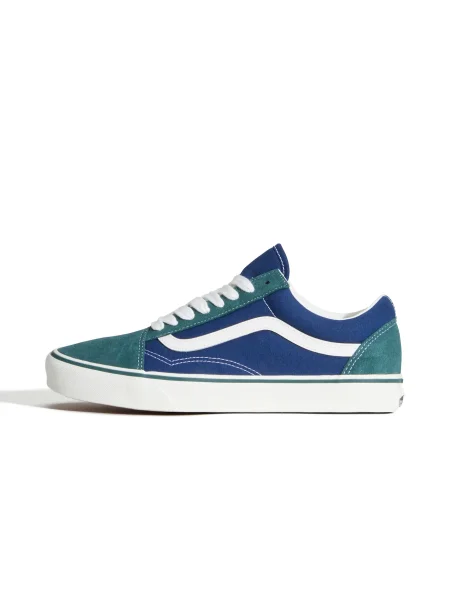 Smarald sneakerși Vans Old Skool alb