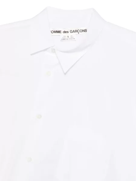 Cămașă Comme Des Garçons drapată alb
