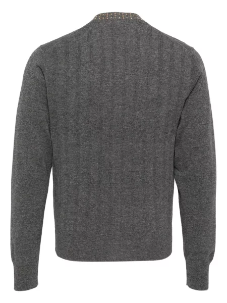Cardigan Kolor de lână gri