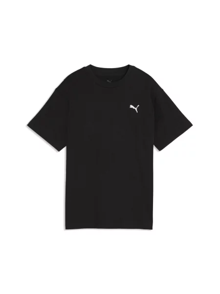 PUMA Młodzieżowa luźna koszulka MID z grafiką Akcesoria czarny
