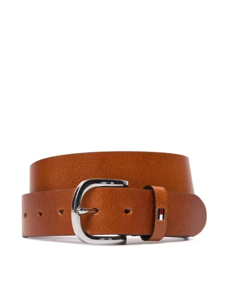 Pasek Tommy Hilfiger brązowy