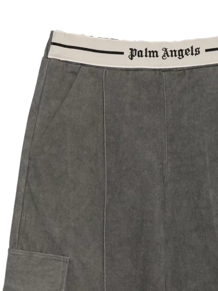 Spodnie cargo dziecięce Palm Angels szare