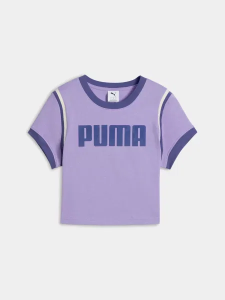 Детская футболка Puma фиолетовая