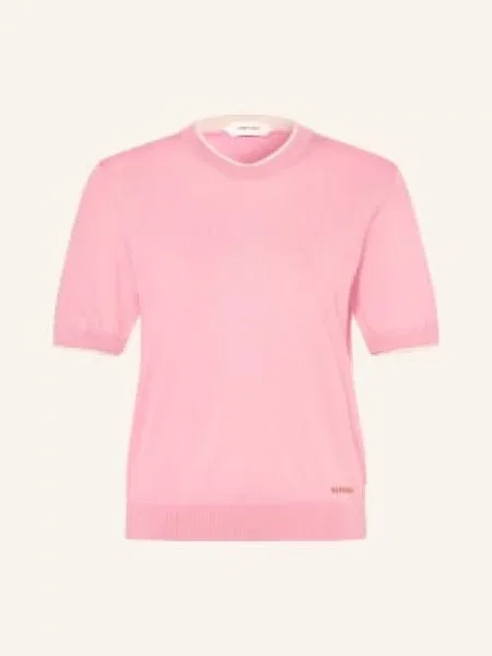 Versace Úpletové Tričko / krémová růžová