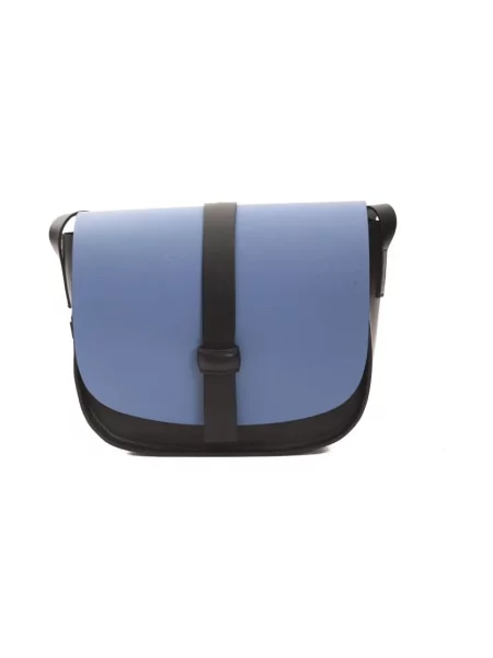 Torebka crossbody Pompei Donatella skórzana biznesowa niebieska