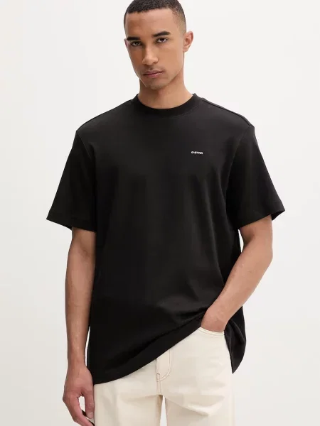 G-Star t-shirt ανδρικό True regular μαύρο