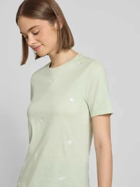 T-shirt o kroju regular fit z czystej bawełny model KETTY' Only
