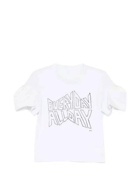 Grafic tricou Sacai scurt alb