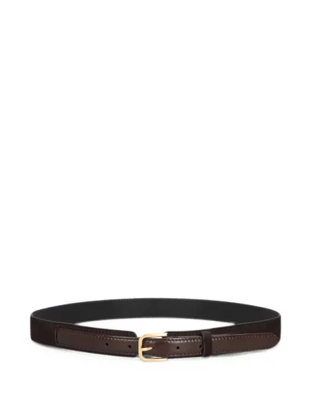 Cu centură curea Dries Van Noten din piele maro