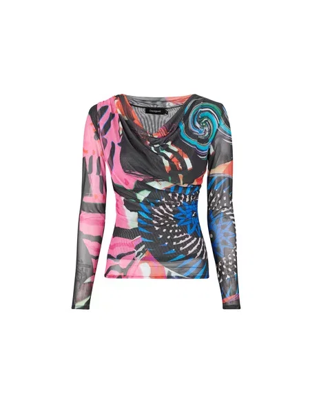 Majica z dolgimi rokavi Desigual z dolgimi rokavi