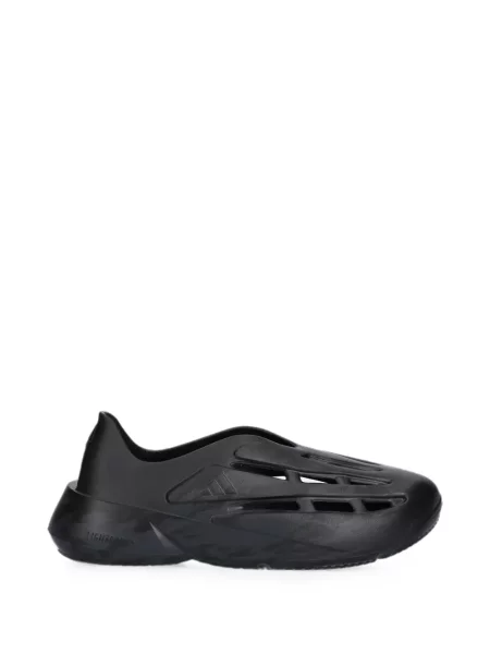 Ριγέ τρέξιμο σετ φόρμας Adidas με σχέδιο γκρι
