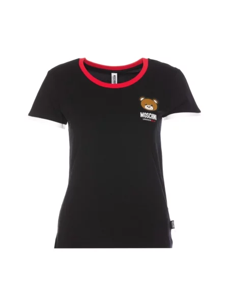 Koszulka Moschino typu teddy czarna