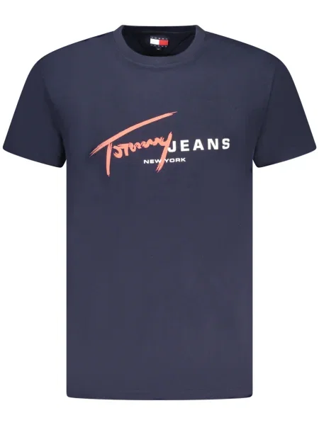 Kratek majica Tommy Hilfiger modra