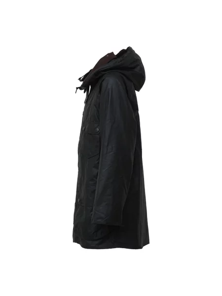 Woskowana kurtka Barbour czarna