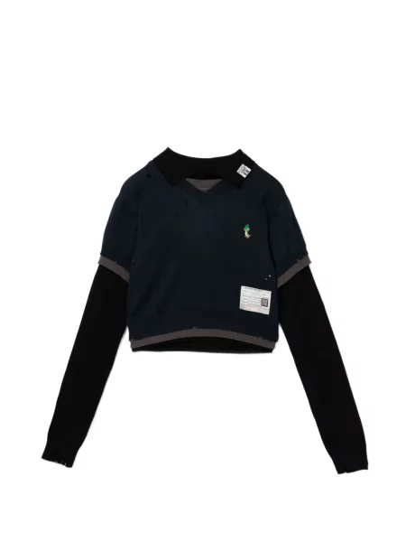 Pulover Maison Mihara Yasuhiro albastru