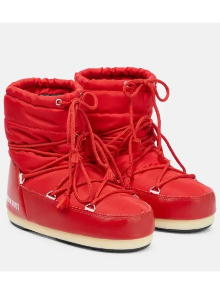 Gležnjarji Moon Boot rdeča