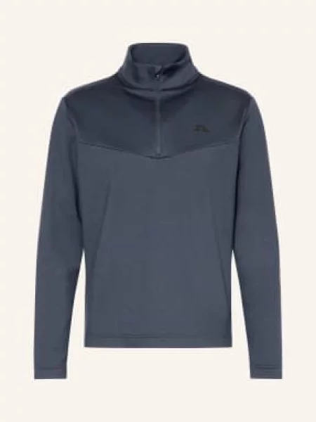 J.Lindeberg Bluza Polarowa Z Kapturem blau granatowa