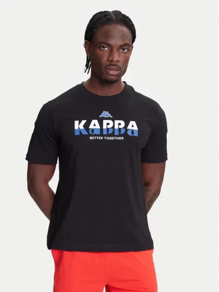 Kappa T-Shirt czarny