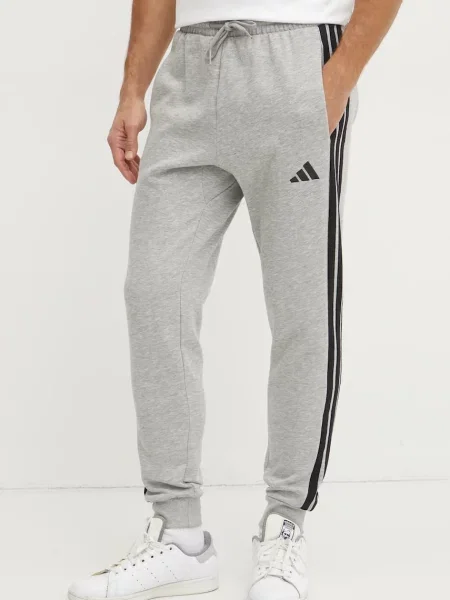 Donji dio trenirke adidas Essentials s uzorkom siva