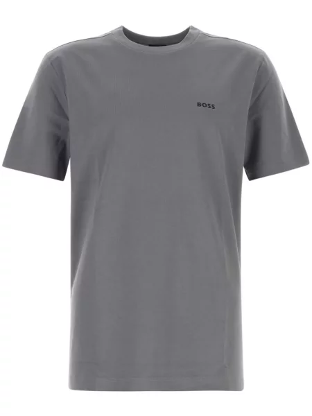 Tricou Boss cu imagine gri