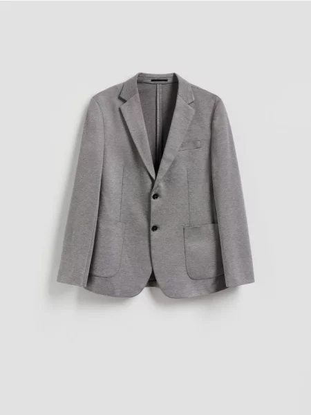 Reserved Sacou slim fit cu vâscoză negru