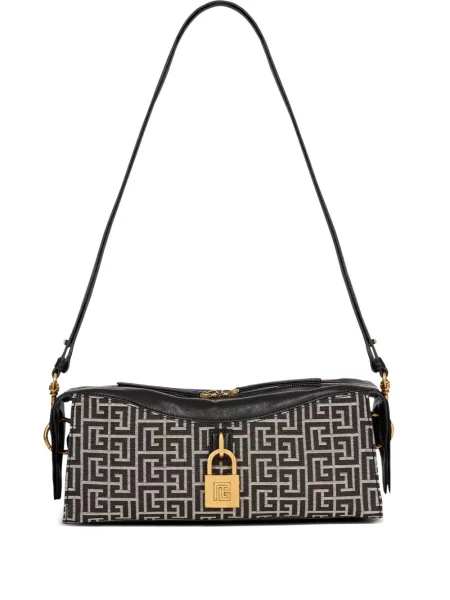 Jacquard torba Balmain crna