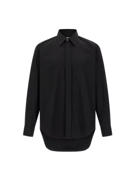 Koszula Alexander Mcqueen z logo czarna