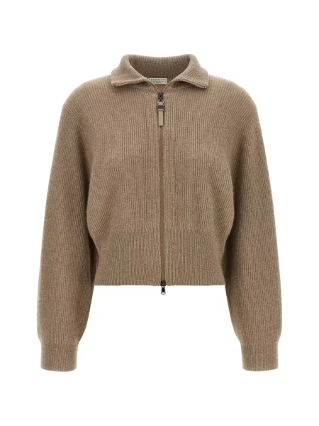Cardigan Brunello Cucinelli maro