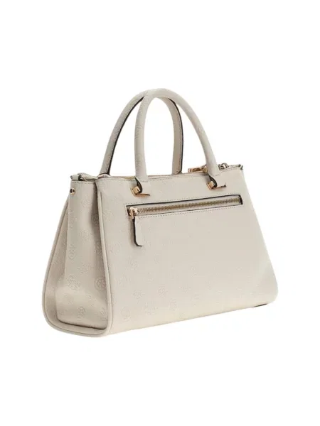 Listonoszka Guess skórzana beżowa