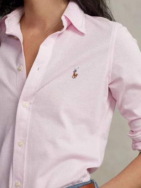 Polo Ralph Lauren риза тип Оксфорд дамска от розово