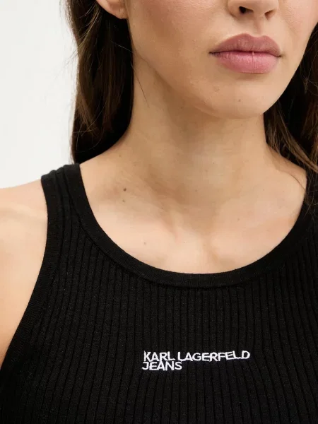 Топ Karl Lagerfeld Jeans черный