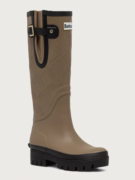 Barbour cizme Wellington pentru femei Leighton verde