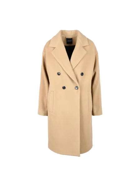 Płaszcz Costume National wełniany brązowy