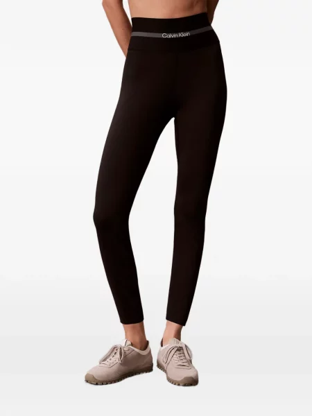 Leggings Calvin Klein cu autograf negru