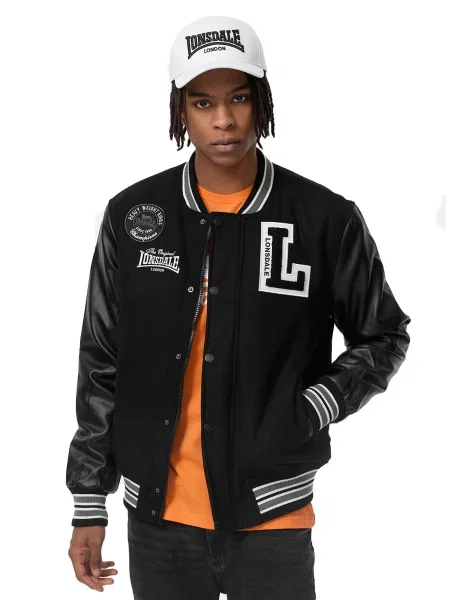 LONSDALE Átmeneti dzseki Ocford' fekete