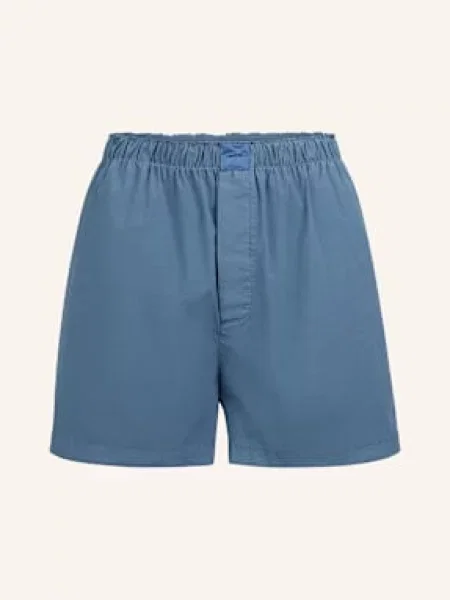 Skims Szorty Rekreacyjne Cotton Poplin blau granatowe